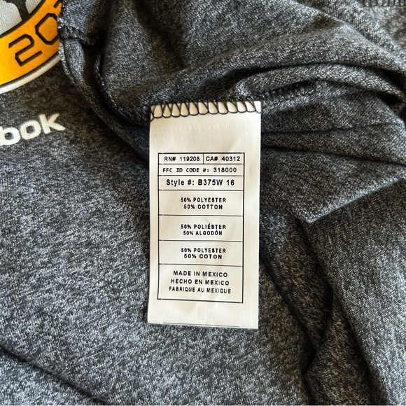 NWT | NHL Reebok | Pittsburgh Penguins Long Sleeve | Heather Gray |  Small - Picture 8 of 12